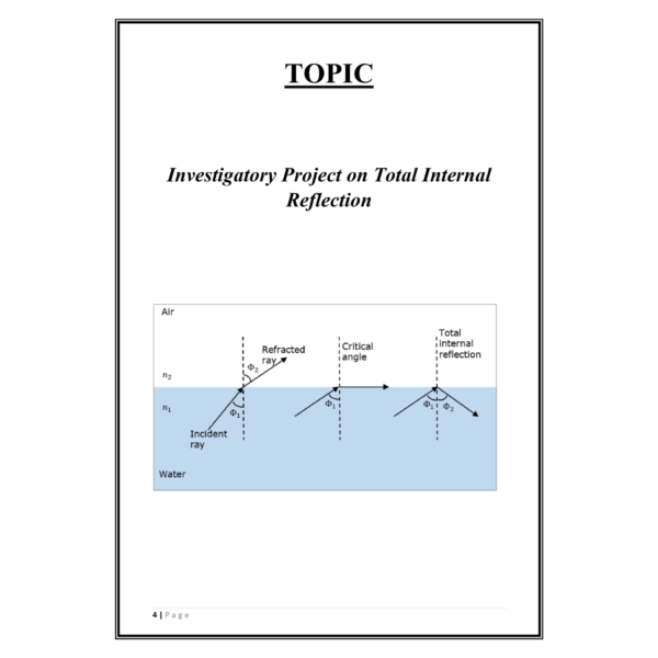 Total Internal Reflection Project PDF - Image 4