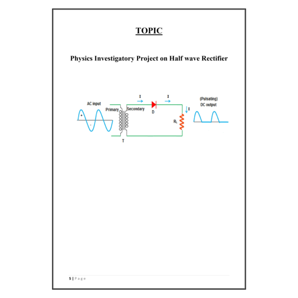 Half Wave Rectifier Project PDF - Image 4