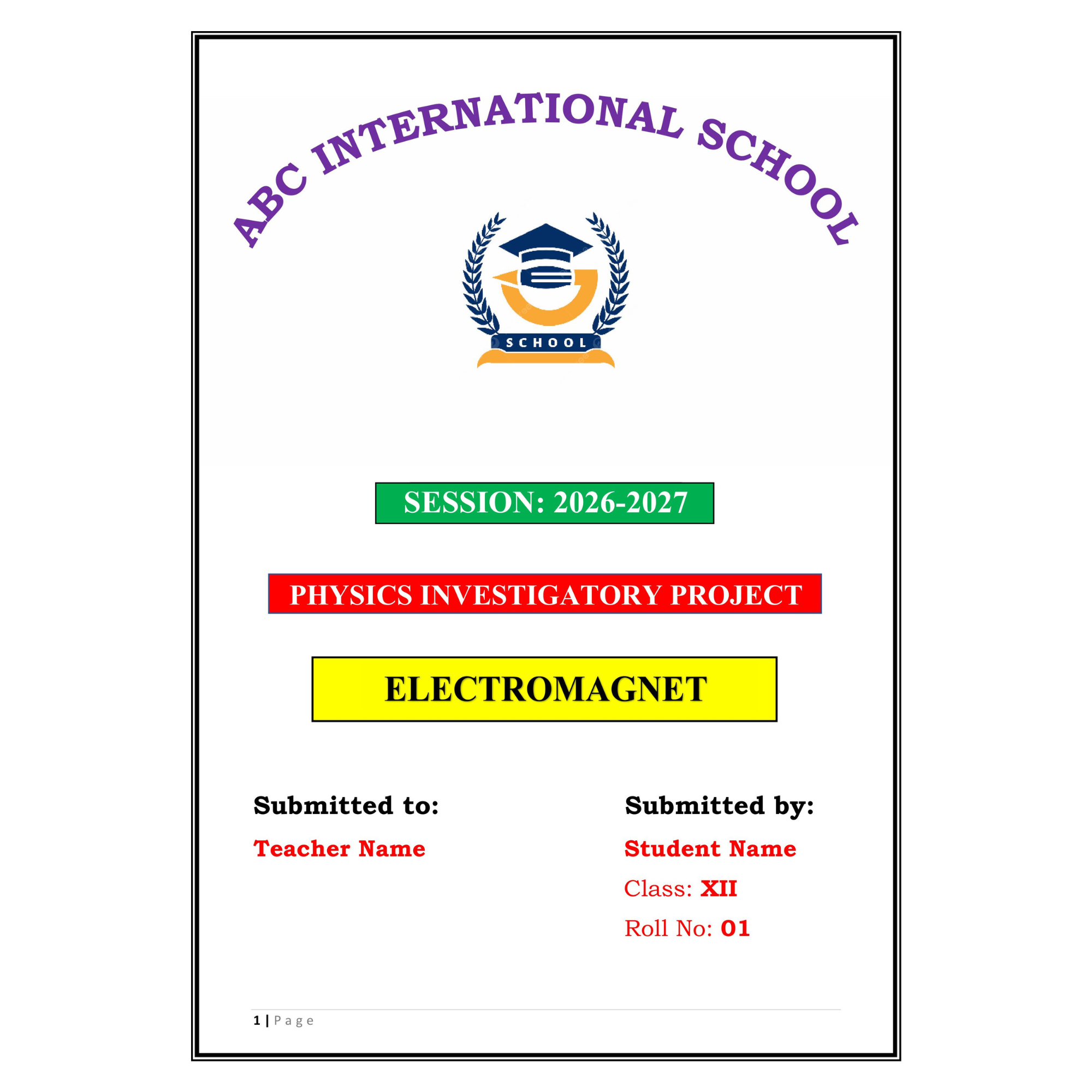Electromagnet Project PDF