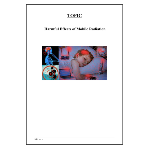 Harmful Effect of Mobile Radiation Project PDF - Image 4