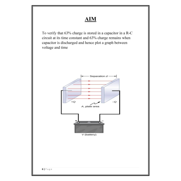 Charging and Discharging of Capacitor Project PDF - Image 5