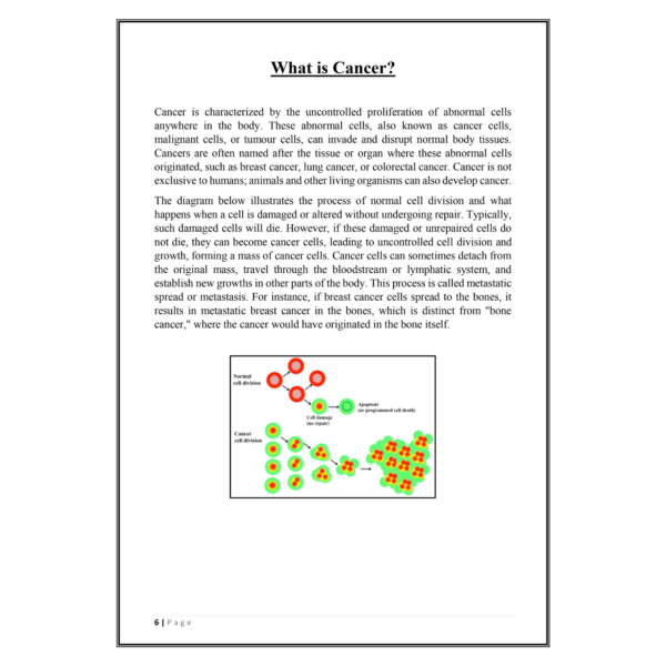 Study of Cancer Project PDF - Image 5