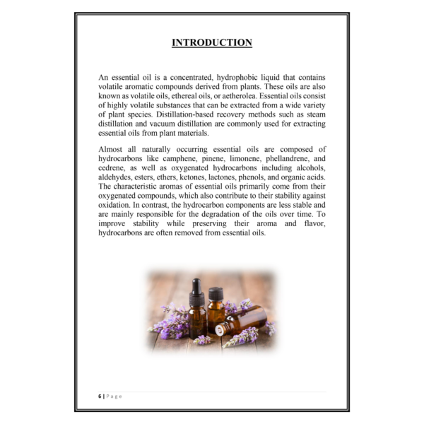 Extraction of essential oil present in Saunf (Aniseed), Ajwain (Carom), Elaichi (Cardamom) Project PDF - Image 5